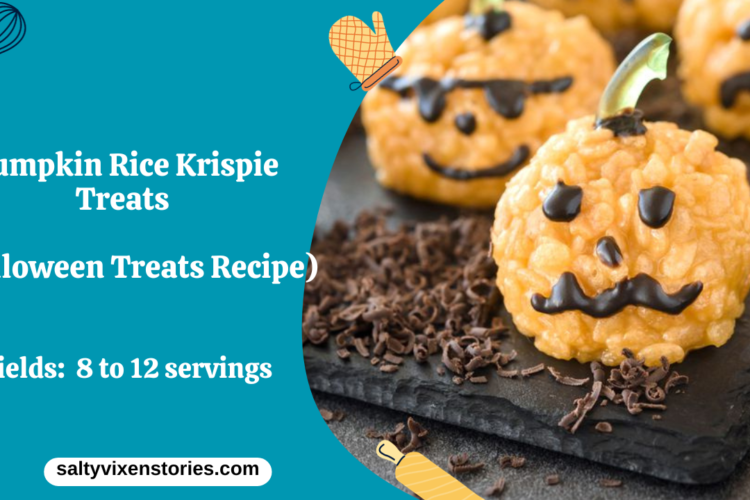 Pumpkin Rice Krispie Treats