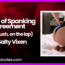 Terms of Spanking Agreement hairbrush on the lap by Salty Vixen