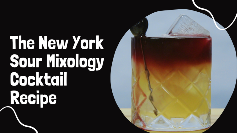 The New York Sour Mixology Cocktail Recipe