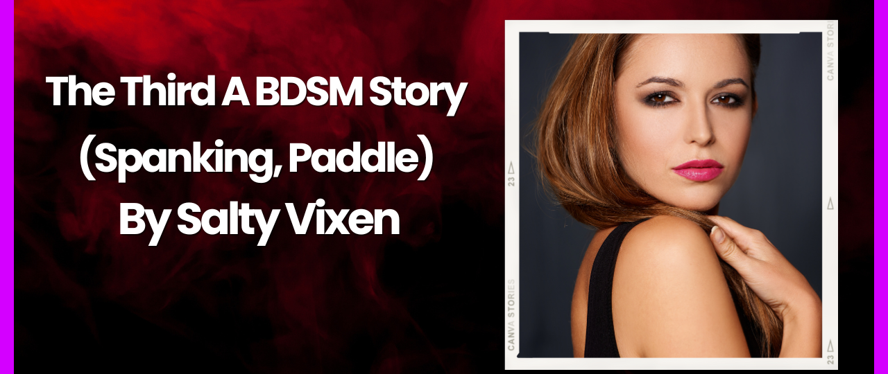 The Third A BDSM Story Spanking Paddle by Salty Vixen