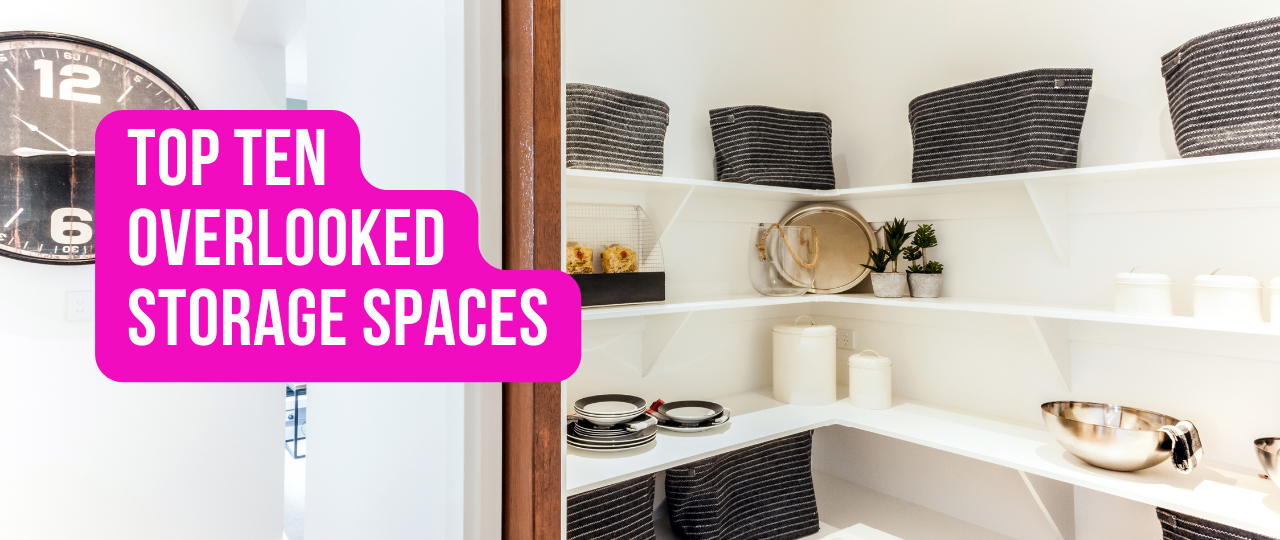 Top Ten Overlooked Storage Spaces