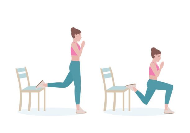 chair lunges