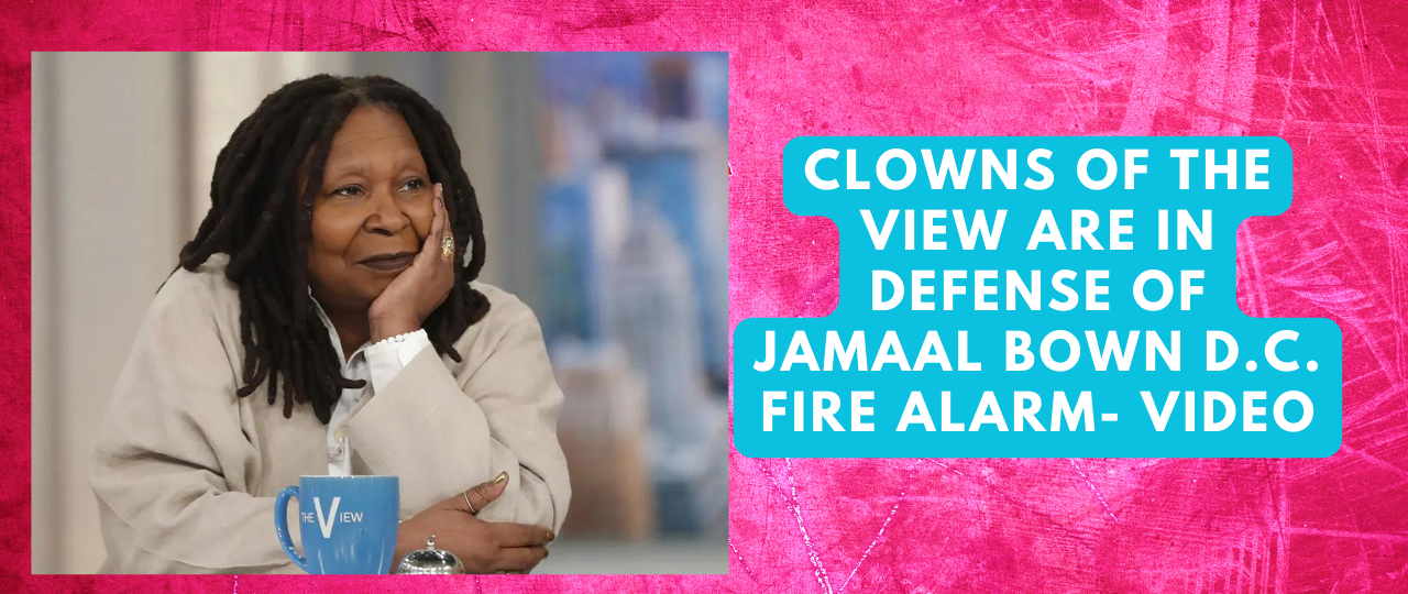 Clowns of the View are in Defense of Jamaal Bown D.C. Fire Alarm VIDEO