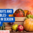 Fall Fruits and Vegetables Whats in Season in Fall