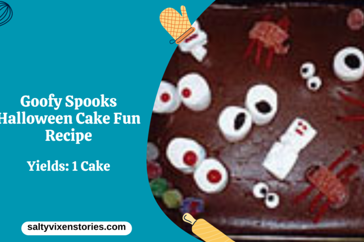 Goofy Spooks Halloween Cake Recipe