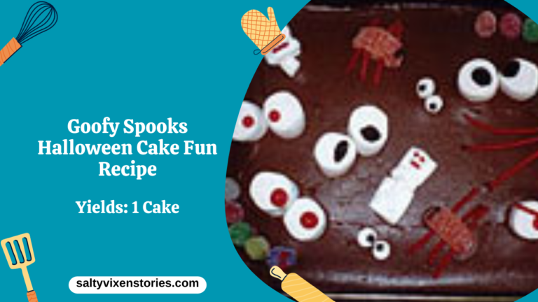Goofy Spooks Halloween Cake Recipe