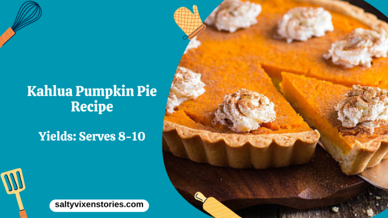 Kahlua Pumpkin Pie Recipe