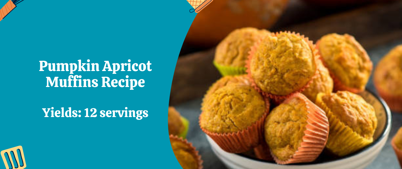 Pumpkin Apricot Muffins Recipe