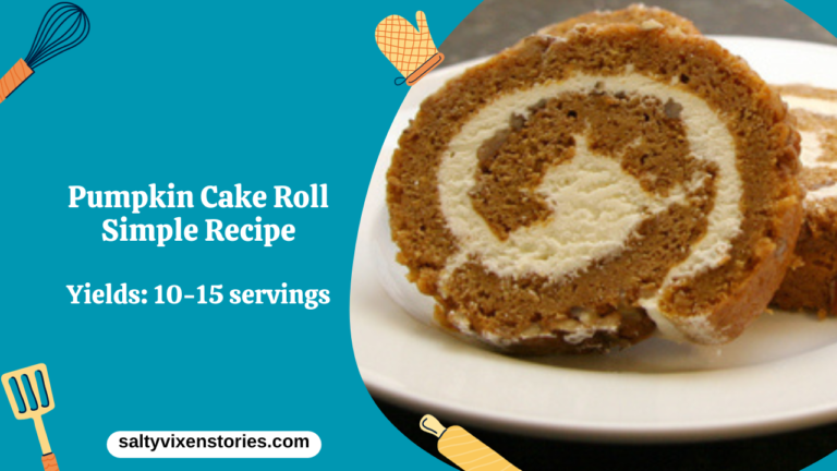 Pumpkin Cake Roll Simple Recipe