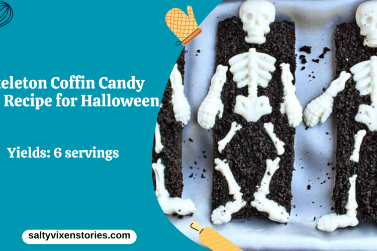 Skeleton Coffin Candy Bars Recipe for Halloween