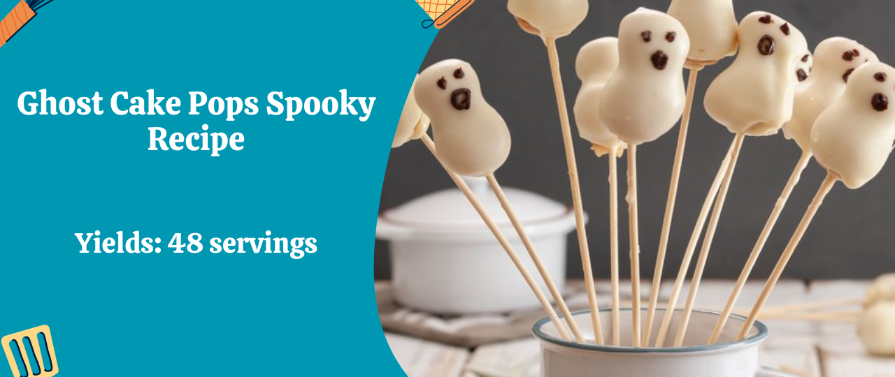 ghost cake pops spooky recipe by salty vixen