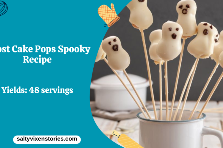 ghost cake pops spooky recipe by salty vixen