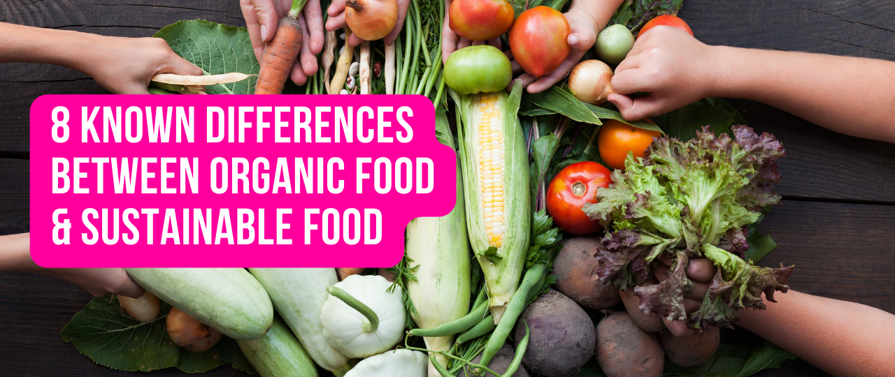 8 Known Differences Between Organic Food Sustainable Food