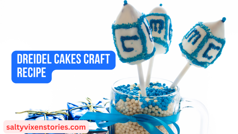Dreidel Cakes Craft Recipe