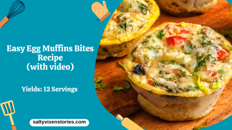 Easy Egg Muffins Bites Recipe (with video)