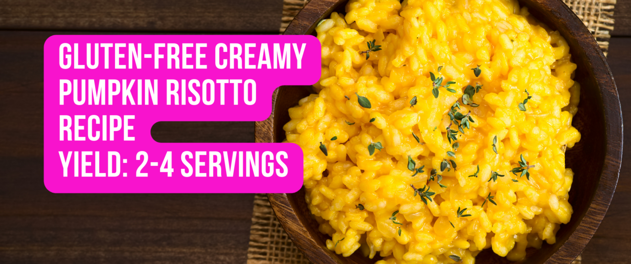 Gluten Free Creamy Pumpkin Risotto Recipe by Salty Vixen