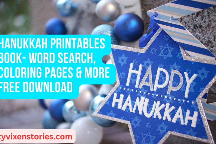 Hanukkah Printables Book Word Search Coloring Pages More FREE Download