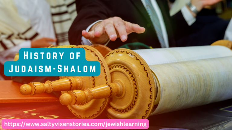 History of Judaism-Shalom
