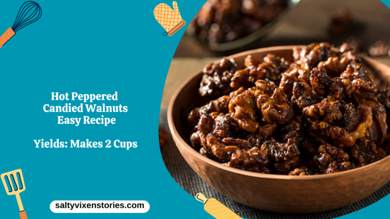 Hot Peppered Candied Walnuts Easy Recipe