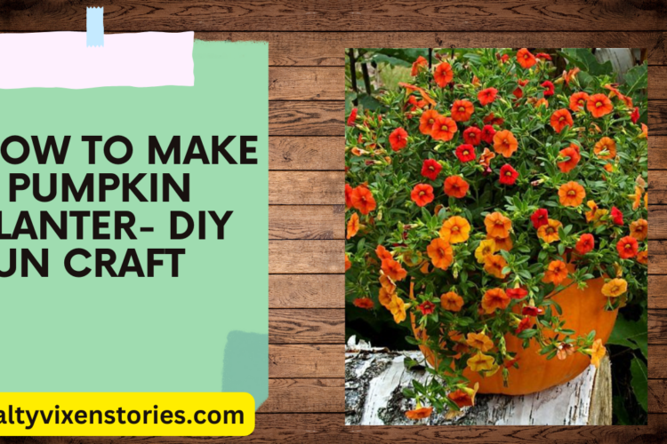 How to Make a Pumpkin Planter DIY Fun Craft