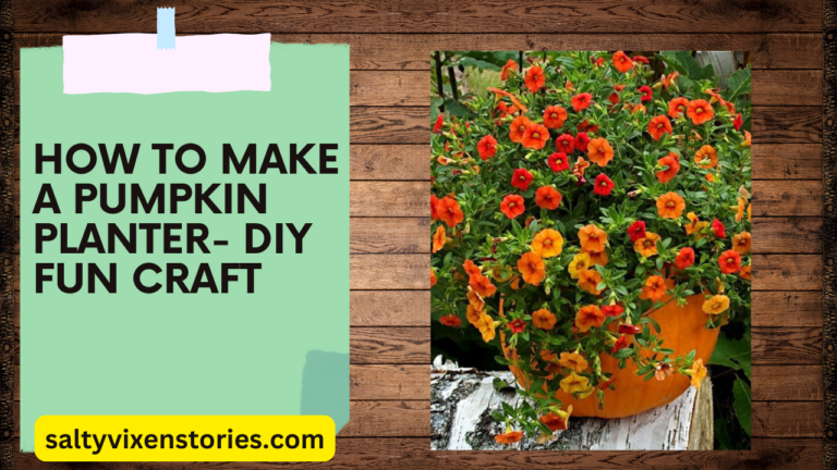 How to Make a Pumpkin Planter-DIY Fun Craft