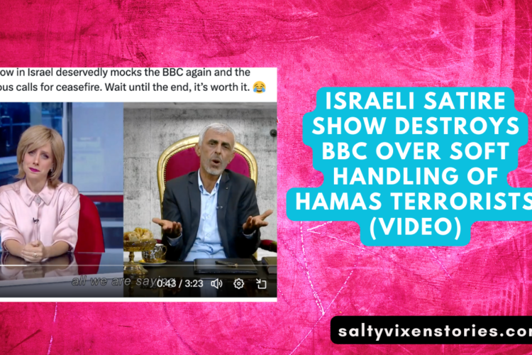 Israeli Satire Show Destroys BBC Over Soft Handling Of Hamas Terrorists VIDEO
