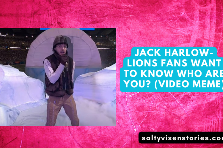Jack Harlow Lions Fans want to know who are you Video Meme