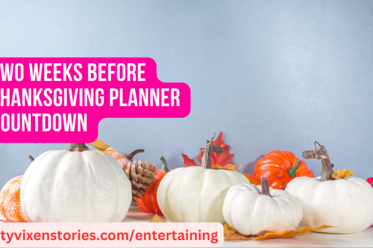 Two Weeks Before Thanksgiving Planner Countdown