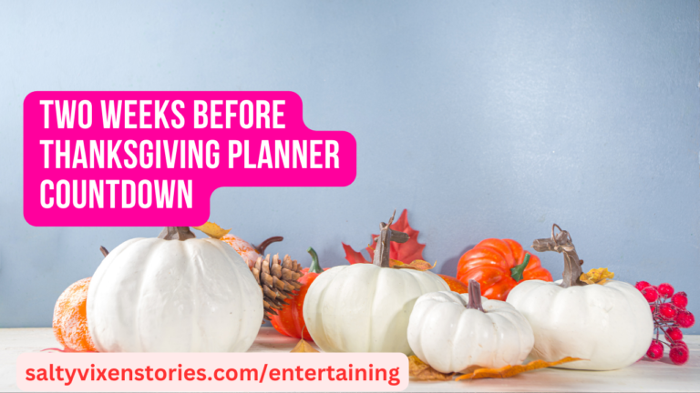 Two Weeks Before Thanksgiving Planner Countdown