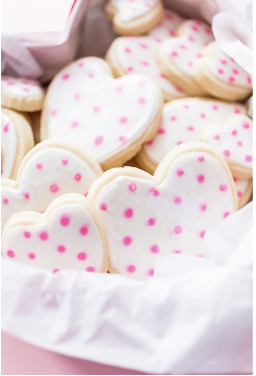 heart cookies salty