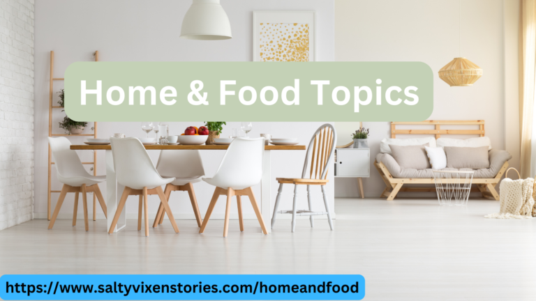 Home And Food Topics