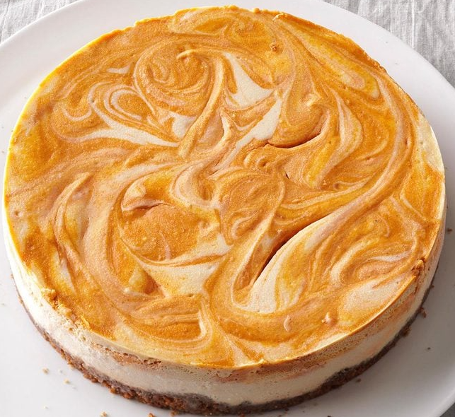 pumpkin cheesecake swirl maple