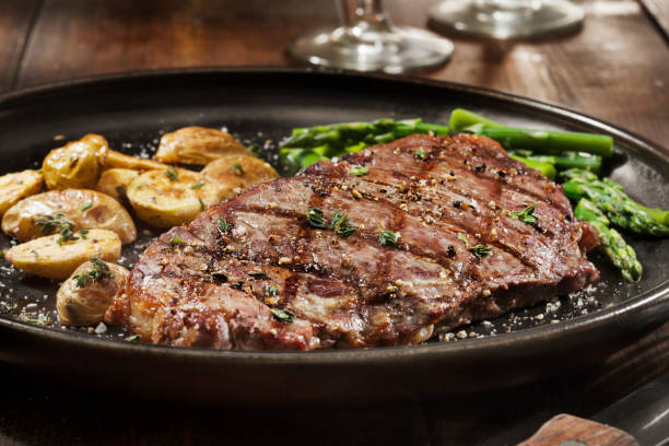 restaurant style steak