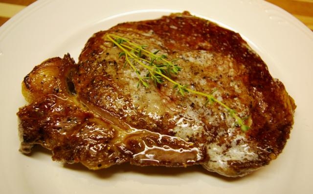 restaurant rib eye