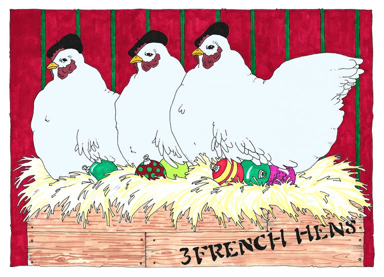 3 french hens