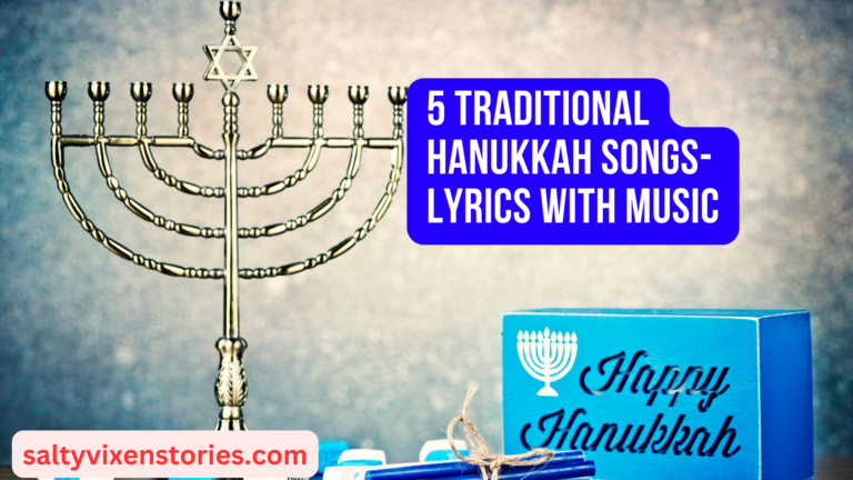 5 Traditional Hanukkah Songs-Lyrics with Music