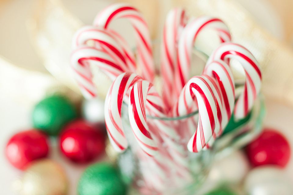 Candy Cane Vase