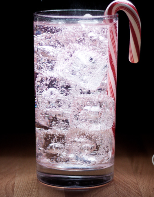gin tonic candy cane