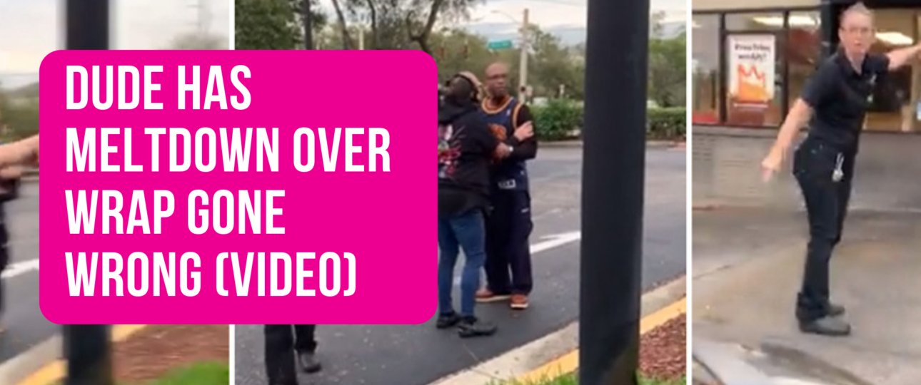 Dude Has Meltdown Over Wrap Gone Wrong Video