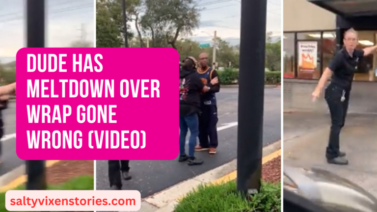 Dude Has Meltdown Over Wrap Gone Wrong (Video)