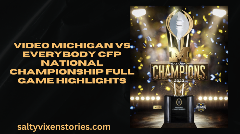 VIDEO Michigan Vs Everybody CFP national championship FULL Game Highlights