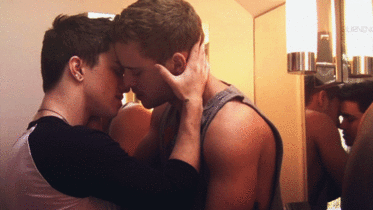 gay kisisng gif