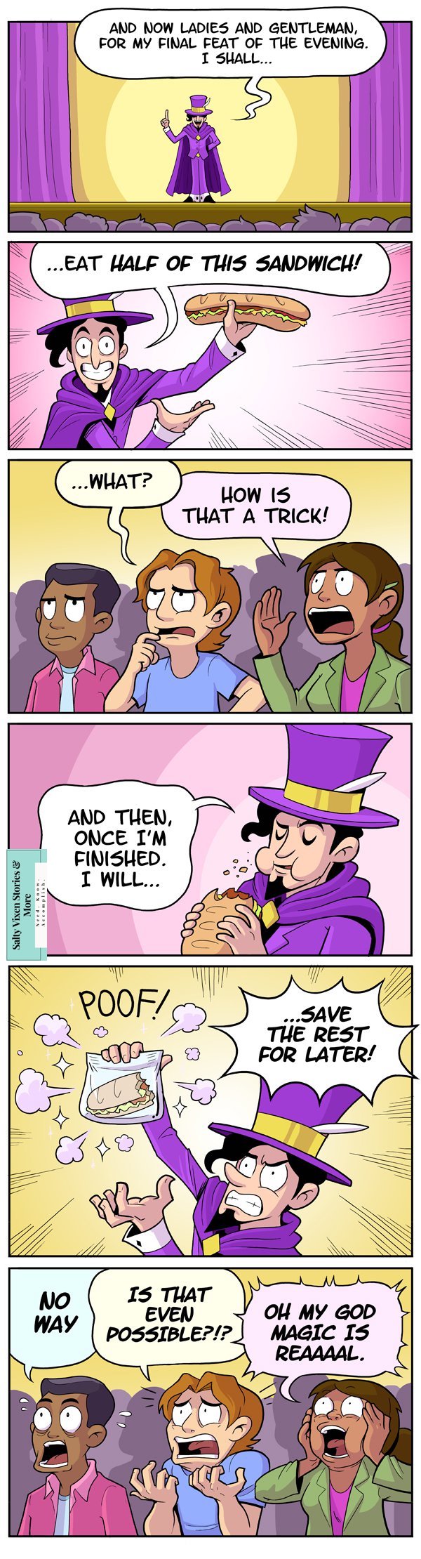 magic trick comics