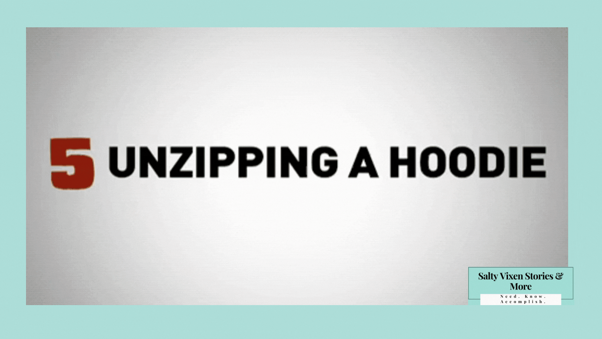 unzipping a hoodie eye contact lol