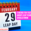 5 Weird Fun Facts About Leap Years You Should Know