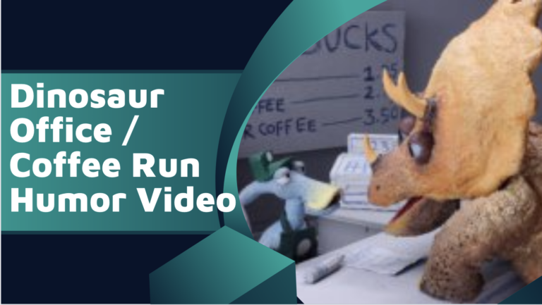 Funny Video-Dinosaur Office Does a Coffee Run