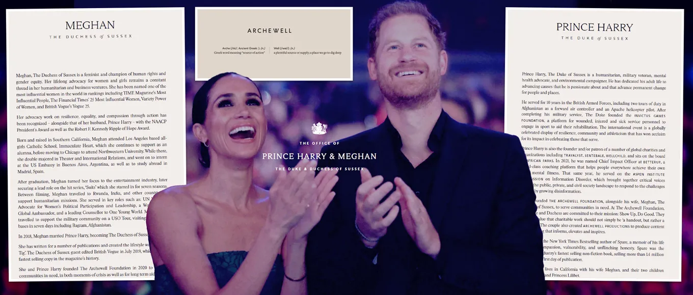 prince harry new website