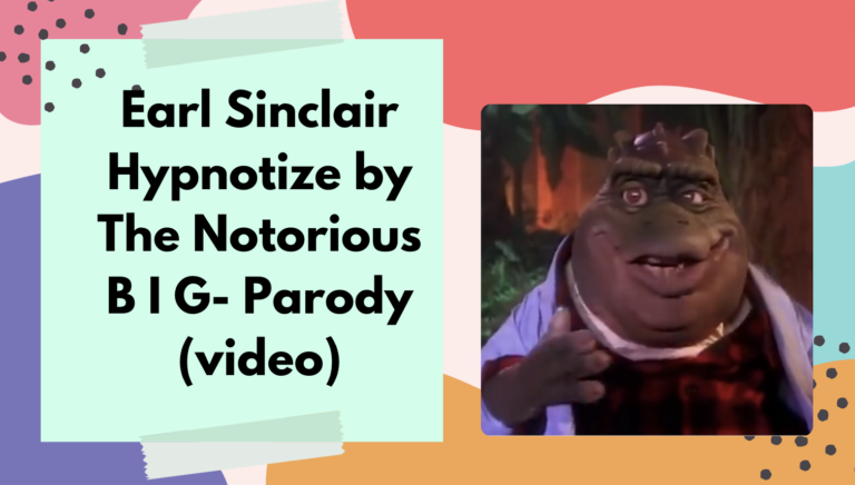 Earl Sinclair Hypnotize by The Notorious  B I G- Parody (video)