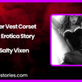 Leather Vest Corset Short Erotica Story by Salty Vixen