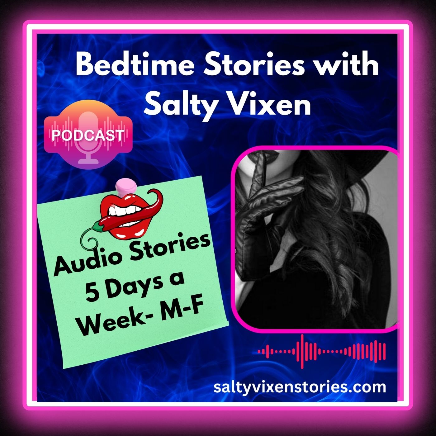 bedtime stories with salty vixen logo